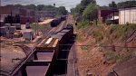 Action at Boylan Junction, as a train switches tracks 